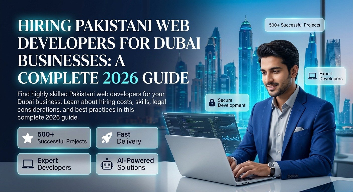 Hire Pakistani Website Developers in Dubai (2026): Complete Guide